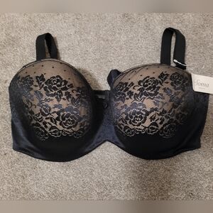 NEW w/TAGS Soma Stunning Support Strapless Black Lace Bra